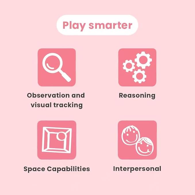 Quick Thinking!Strategy Duel - Brain Battle Game for Kids 4+ |logic puzzle game kid,Spatial Reasoning&Thinking game&brain board game,STEM Education|Kids BIngo & Family Night | 2-Player Competition