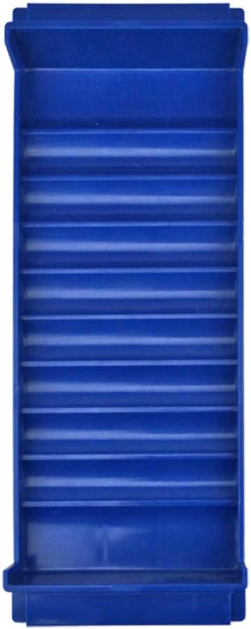 Rolled Coin Plastic Storage Tray, Nickels, Blue (1 Tray)