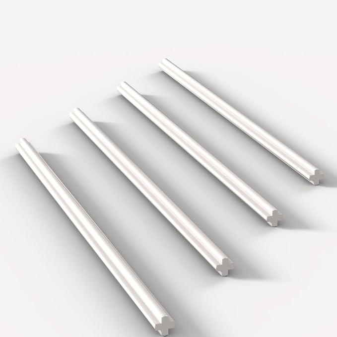 Classic Building Axle Bulk, 16L 20 Piece, Compatible with Lego Parts and Pieces:(Colour:White)