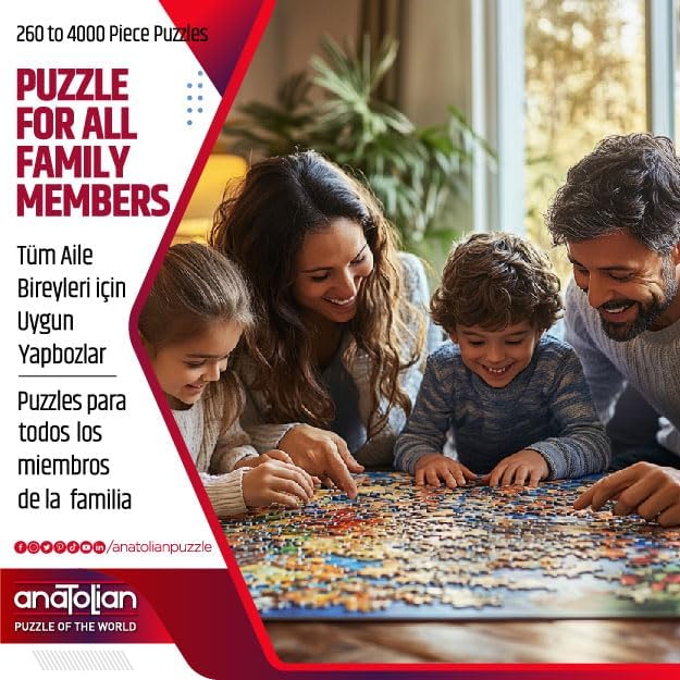 Anatolian Puzzle - Coastal Town at Sunset, 1000 Piece Jigsaw Puzzle, #1098
