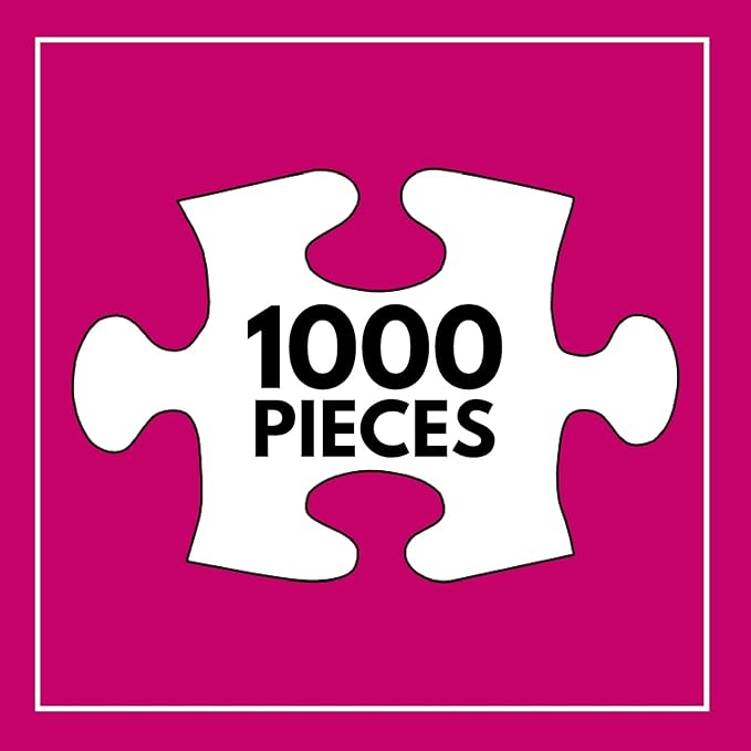 Cross & Glory - Ocean's Opus: The Majestic Medusa - 1000 Piece Jigsaw Puzzle for Adults | Firework Jellyfish | Vibrant Undersea Scene | Top Selling Challenging Puzzle