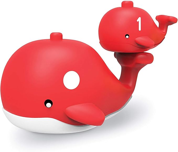 Learning Resources Snap-n-Learn Stacking Whales, Educational Toys ,Fine Motor, Counting & Sorting Toy, Shape Sorting, 15 Pieces, Ages 2+