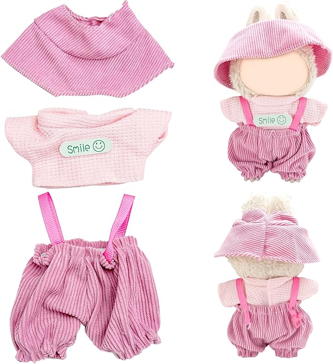 4 Pack—17 cm Doll Clothes for Cute Accessories for Fashion,Perfect for Play & Display, Dolls Clothing Girl Chic Style Set Elegant Dress Accessories(No Dolls and Shoes) (Set I)