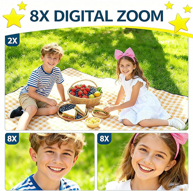 Kids Camera Gifts for 3 4 5 6 7 8 Year Old Girls Toys for Ages 5-7 Toddler Camera for Kids Christmas Birthday Gifts Girls Boys with 32GB SD Card(Pink)