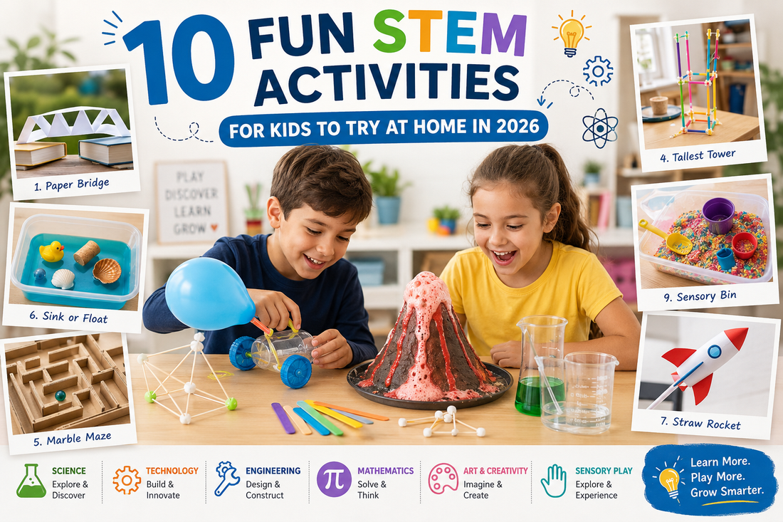 10 Fun STEM Activities for Kids to Try at Home in 2026