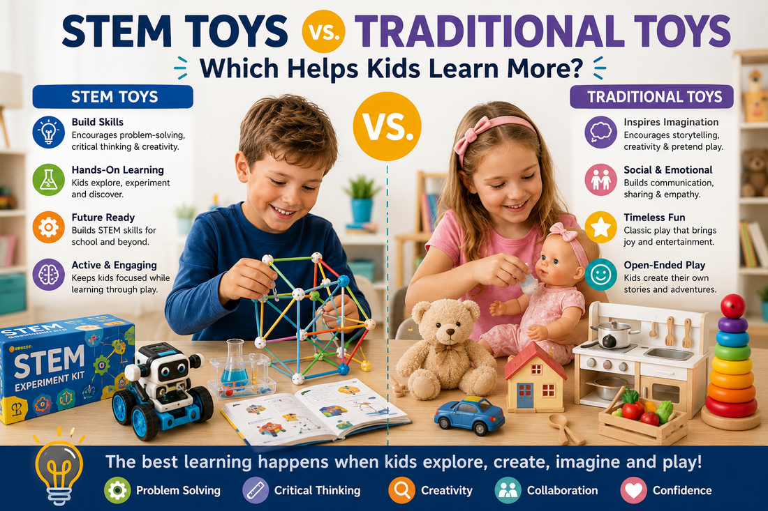 STEM Toys vs. Traditional Toys: Which Helps Kids Learn More?