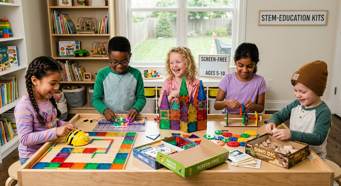 Top 10 Screen-Free STEM Kits for Curious Kids (Ages 5–10)