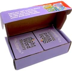 Sight Word Memory Matching Game - Pre-K to 2nd Grade Reading & Language Building