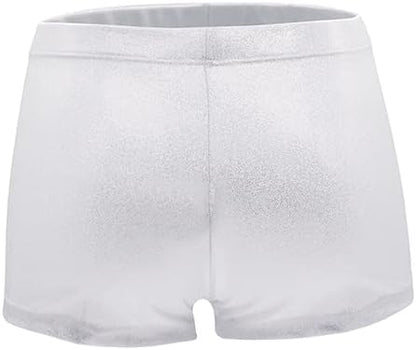Aosva Little Big Girls' Sparkle Dance Tumbling Athletic Gymnastics Short 2-14Years