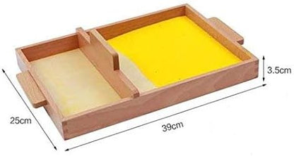 Adena Montessori Sand Tray-Montessori Writing &Play ToysMontessori Toys for Toddlers Learning Age 3 4 5 Years Old Sand Tray