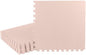 Foam Floor Tiles - 48sqft Soft Nontoxic Baby Play Mat - Interlocking Puzzle Mat for Baby, Kids Playroom, or Home Gym Flooring by Stalwart (Light Pink)