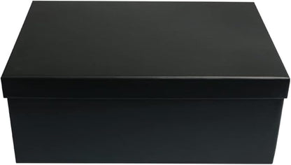 novelinks Photo Case 4" x 6" Photo Storage Box - 10 Inner Picture Storage Container (Black, 2 Pack)
