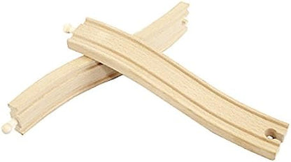 Wooden Train Bridges, Crossing Track Bridge, Wooden Train Track Accessories, Wood Train Tracks, Train Tracks Compatible with All Major Brands, Wood Toys for Girls & Boys