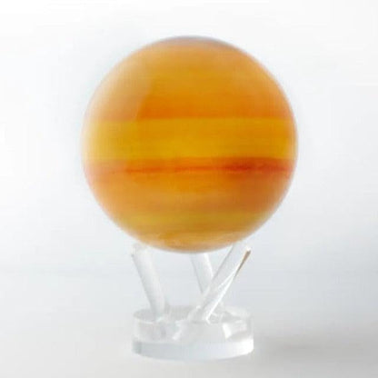 MOVA Saturn Globe 6” – Rotating Solar Planet Model for Home or Office Decor | No Batteries or Cords | Striking Modern Astronomy Gift