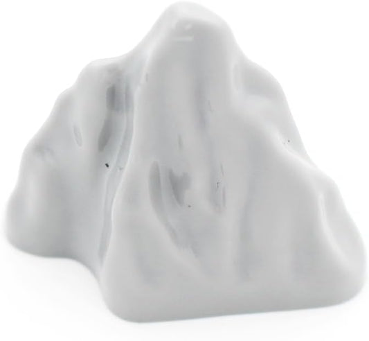 Classic Building Rock Bulk, Rockery Panel B03 Medium Symmetric 10 Piece, Compatible with Lego Parts and Pieces: (Color:Light Gray)