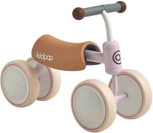 kidpop Big BEE Baby Balance Bike for 1 Year Old Toddler Kids Ride On Toys First Birthday Gift Toddler First Bike (Purple)