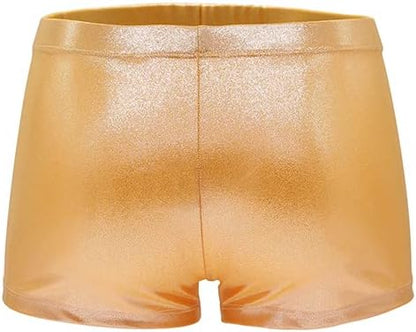 Aosva Little Big Girls' Sparkle Dance Tumbling Athletic Gymnastics Short 2-14Years