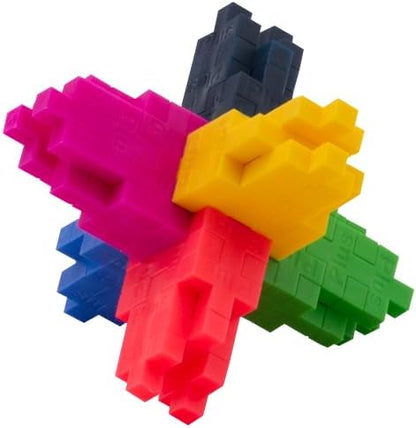 Plus Plus Learn to Build Colorverse Super Set, 3D Building Block Kit, Creative Stem Construction Toy for Kids, 1000 Mini Interlocking Pieces