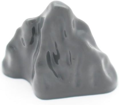 Classic Building Rock Bulk, Rockery Panel B03 Medium Symmetric 10 Piece, Compatible with Lego Parts and Pieces: (Color:Dark Gray)