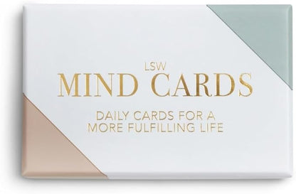 Mind Cards | 45 Cards for Daily Rituals, Gratitude & Journaling for Men and Women | Simple Steps to Positive Habits, Self Care for Busy Lives & Careers