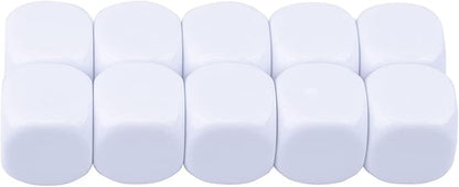 22MM Rounded Blank Six Sided Dice Lianshi Teaching Created Sesources Game Teaching Plastic Cubes Four Colors Choosable