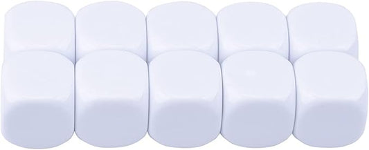 22MM Rounded Blank Six Sided Dice Lianshi Teaching Created Sesources Game Teaching Plastic Cubes Four Colors Choosable