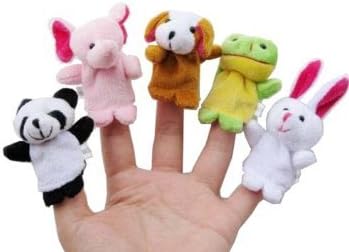 Finger Puppet Set | The Original Storytime Learning Aid | 16 Pack | Puppets for Teachers | Parents | Students & Children - Storytelling Reading Prop