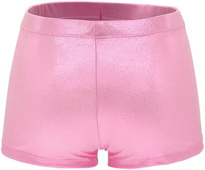 Aosva Little Big Girls' Sparkle Dance Tumbling Athletic Gymnastics Short 2-14Years