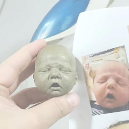 7 Inch Mini Silicone Baby, Reborn Baby Dolls Silicone Full Body Boy Eric, Realistic Newborn Baby Doll Real Life Miniature Baby Doll with Feeding Accessories