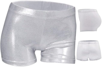 Aosva Little Big Girls' Sparkle Dance Tumbling Athletic Gymnastics Short 2-14Years