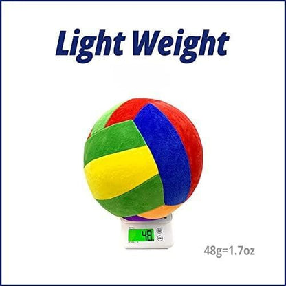 i-Scream Balloon Ball - 7.9"(20 cm) Kickball Washable Safe Soft Suede Material Cover with Balloon Inflation Pipe for Indoor Outdoor PE Classroom Activities Party Games Gym Camps Exercises