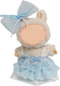 Doll Outfit Clothes Set for 17cm Dolls, Premium Fashion Princess Dress Jumpsuit for Dolls Accessories (NO Doll) (Blue Bow and Dress)