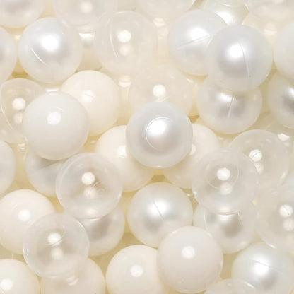 Realhaha Ball Pit Balls 50 100 200 500 Play Balls Plastic Balls for Baby Girls Toddlers Kids Play Tent Pool Playhouse Playpen Party Decoration