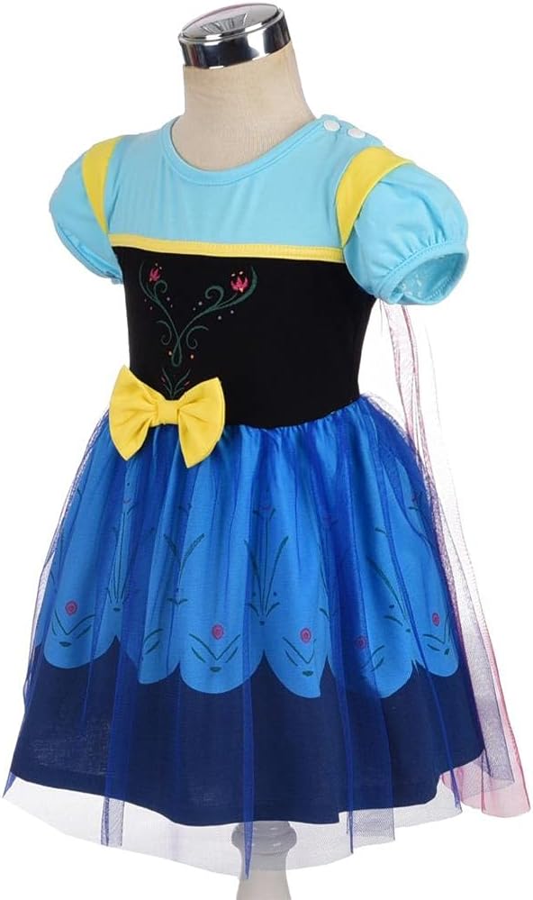 Dressy Daisy Princess Dress Up Clothes Halloween Fancy Party Tulle Skirt Summer Outfit for Baby & Toddler Girls