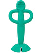 Busy Baby Teething Spoon - 2-in-1 Teether and Training Spoon for Self Feeding, Dishwasher Safe, BPA Free, Food Grade Silicone (Spearmint)
