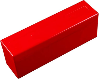 MUDOR 2 Pack Coin Slab Storage Box, Plastic Holder Case for Collectors, Compatible with 20 PCGS Slab, Olny Box (RED, 2)