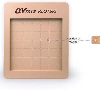 LiangCuber QY Toys 6x6 Klotski Puzzle Magnetic Sliding Number Puzzle ABS Brain Teasers Toy Tangram Jigsaw Intelligence (35-Digit Version)