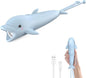 Tremdwoto Kids Flashlight Rechargeable, Small LED Child Flashlights, Birthday Gifts for Boys&Girls, Flash Light, Handheld Flashlights for Children, Dolphin Toddler Flashlight for Camping, Home-1 Pack