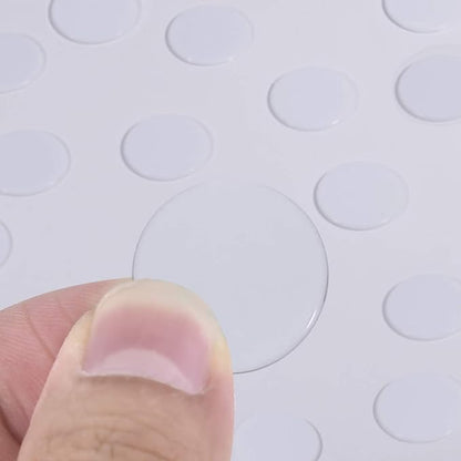 Coopay 300 Pieces Plastic Learning Counters Disks Bingo Chip Counting Discs Markers for Math Practice and Poker Chips Game Tokens,1 Inch (White Style 1)