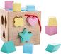 Shape Sorter Toddler Toy Classic Wooden Toy for Baby Boys & Girls Learning Educational Color Sorting Cube Toys for Kids