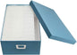 novelinks Photo Case 4" x 6" Photo Storage Box - 10 Inner Picture Storage Container Photo Organizer Case Picture Box Storage Photo Craft Keeper (Sky Blue)