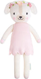 cuddle + kind Charlotte The Dog Little 13" Hand-Knit Doll – 1 Doll = 10 Meals, Fair Trade, Heirloom Quality, Handcrafted in Peru, 100% Cotton Yarn