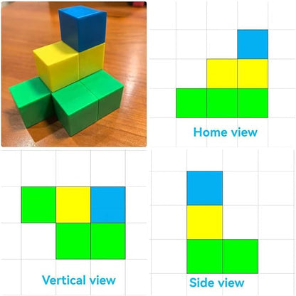Toys for 3 4 5 6 Years Old Toddlers, Magnetic Blocks 1.18 inch,40PCS Medium Magnetic Building Blocks, Magnet Cubes, Preschool STEM Sensory Toys, Montessori Autism Toys, Birthday