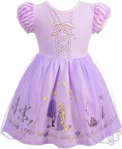 Dressy Daisy Princess Dress Up Clothes Halloween Fancy Party Tulle Skirt Summer Outfit for Baby & Toddler Girls