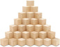 DIY Wood Cubes 2-inch, Pack of 50 Small Wooden Baby Blocks for Baby Shower, Wood Blocks for Crafts, STEM, Building, and Blank Wooden Dice, by Woodpeckers