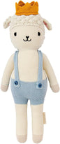 cuddle + kind Sebastian The Lamb Little 13" Hand-Knit Doll – 1 Doll = 10 Meals, Fair Trade, Heirloom Quality, Handcrafted in Peru, 100% Cotton Yarn