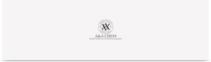 A&A Tournament Chess Set/ 20''x20'' Foldable Silicone Chess Board / 3.75'' King Height Plastic Quadruple Weighted Classic Staunton Pieces/Storage Bag for 6 Years Old - 2 Players