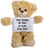 SpreadPassion Custom Teddy Bear, Personalized Teddy Bear, Customized Text, Image, Custom Name Bear, Personalized Gifts for Girlfriend, Boyfriend on Valentines Day, Birthday, Christmas Day
