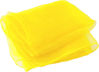 Larcele 12 Pieces Juggling Dance Scarf for Performance Prop Accessory 24 x 24 inches WDSJ-02