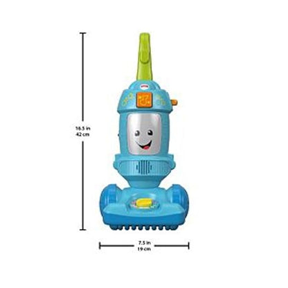 Fisher-Price Toddler Toy Laugh & Learn Light-Up Learning Vacuum Musical Push Along for Pretend Play Infants Ages 1+ Years (Amazon Exclusive)